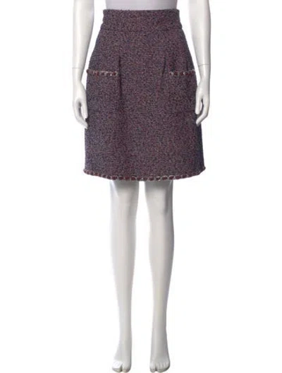 Pre-owned Chanel 2016 Knee-length Skirt In Blue