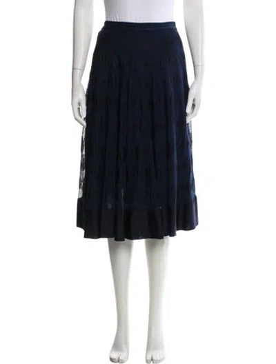 Pre-owned Chanel 2016 Knee-length Skirt In Blue