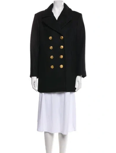 Pre-owned Chanel 2016 Metiers D\art Collection Peacoat In Black