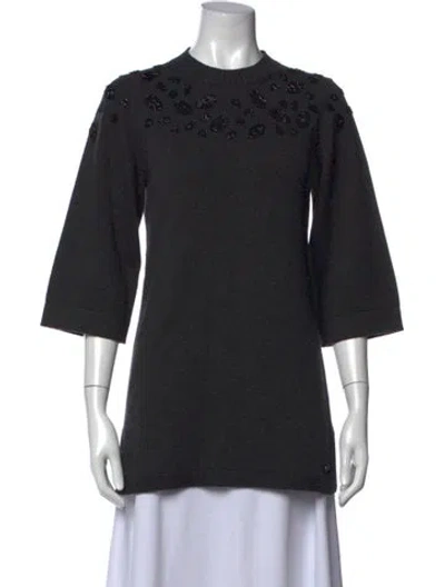Pre-owned Chanel 2016 Metiers D'art Collection Sweater In Black