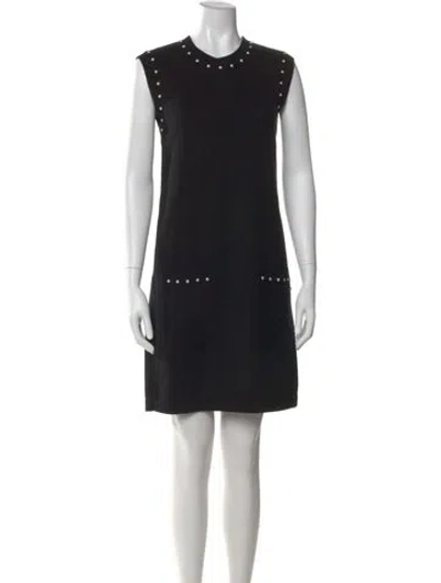 Pre-owned Chanel 2016 Mini Dress In Black