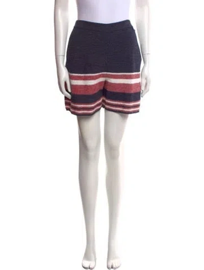 Pre-owned Chanel 2016 Mini Shorts In Blue