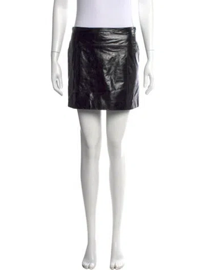 Pre-owned Chanel 2016 Mini Skirt In Black