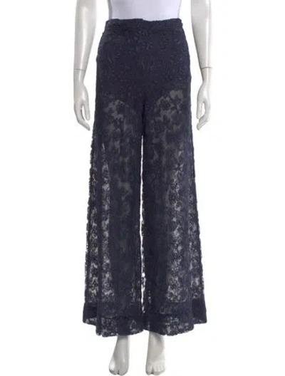 Pre-owned Chanel 2016 Pants In Blue
