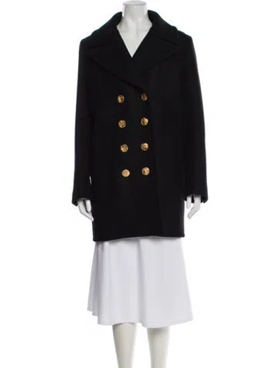 Pre-owned Chanel 2016 Paris- Roma Peacoat In Black