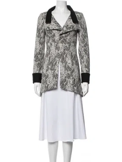 Pre-owned Chanel 2016 Paris-rome Jacket In Grey