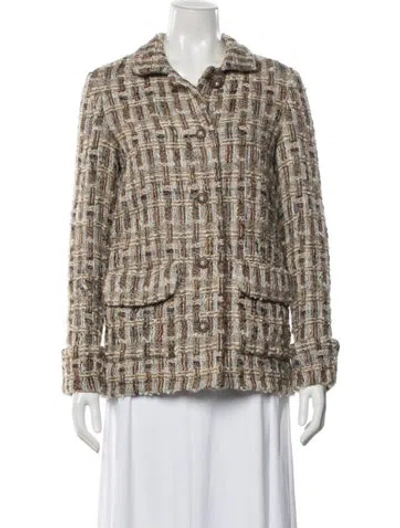 Pre-owned Chanel 2016 Paris-rome Jacket In Neutral