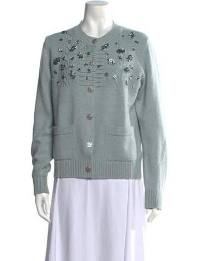 Pre-owned Chanel 2016 Paris-rome Sweater In Blue