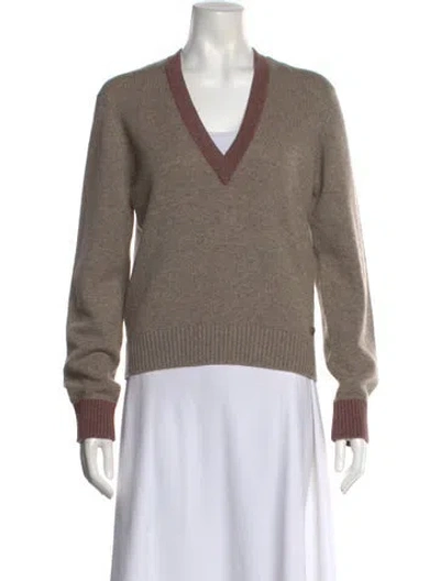 Pre-owned Chanel 2016 Paris-rome Sweater In Brown