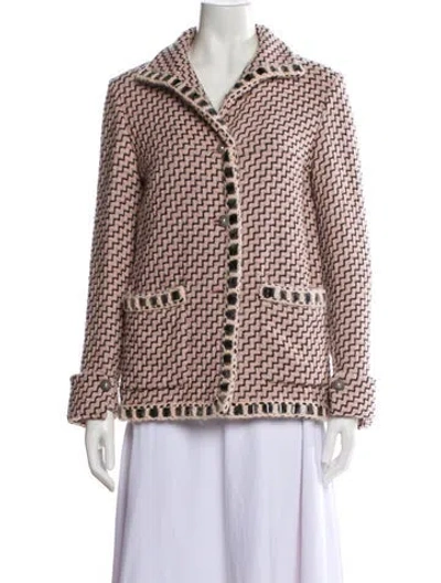 Pre-owned Chanel 2016 Paris-rome Sweater In Pink