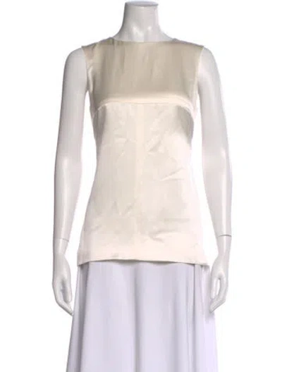 Pre-owned Chanel 2016 Paris-rome Top In Neutral
