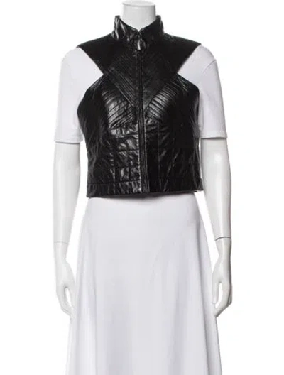 Pre-owned Chanel 2016 Paris-rome Vest In Black