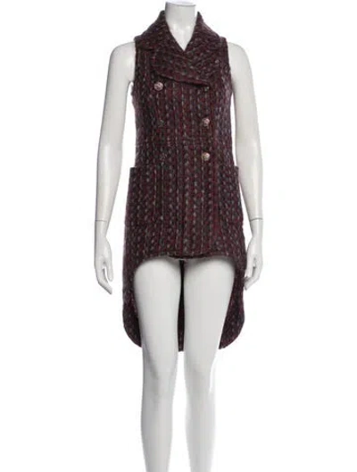 Pre-owned Chanel 2016 Paris-rome Vest In Brown