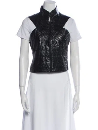 Pre-owned Chanel 2016 Paris-rome Vest W/ Tags In Black