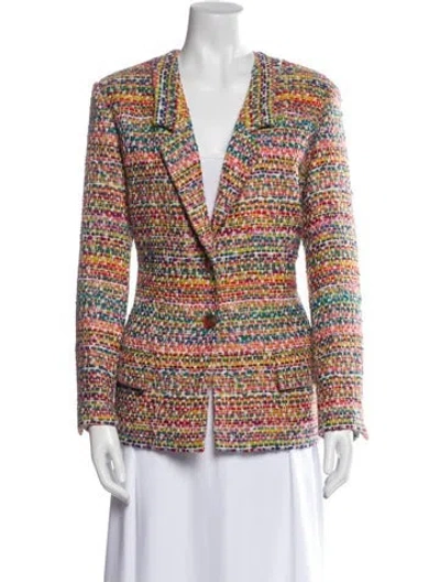 Pre-owned Chanel 2016 Paris-seoul Blazer In Yellow