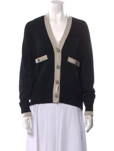 Pre-owned Chanel 2016 Paris-seoul Sweater In Black