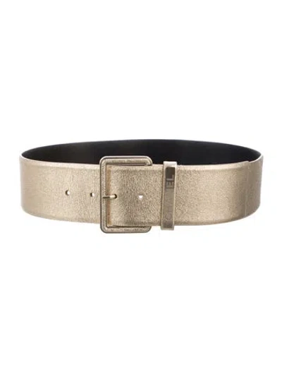 Pre-owned Chanel 2016 Signature Logo Waist Belt