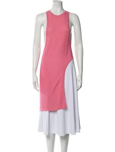 Pre-owned Chanel 2016 Silk Tunic In Pink