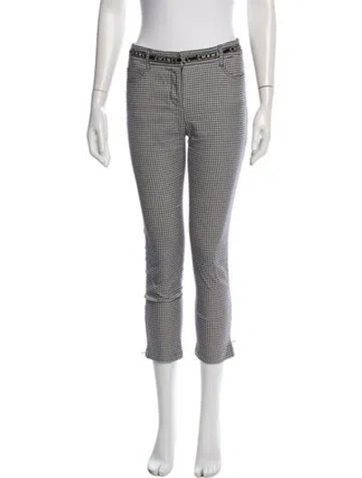 Pre-owned Chanel 2016 Straight Leg Pants In Black