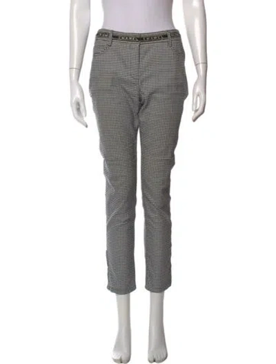 Pre-owned Chanel 2016 Straight Leg Pants In White