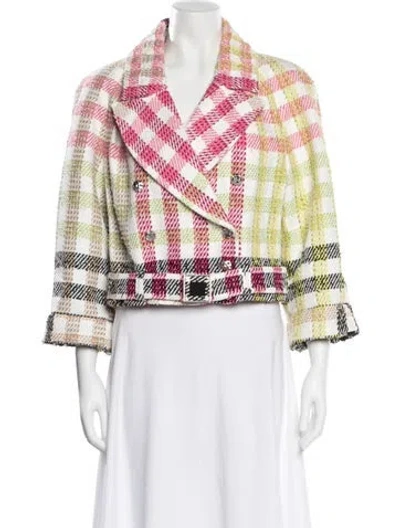 Pre-owned Chanel 2016 Tweed Evening Jacket W/ Tags In Multi