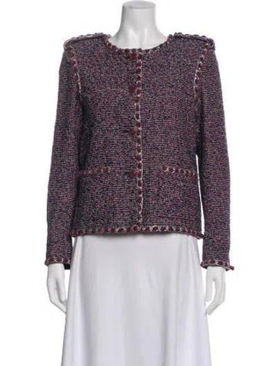 Pre-owned Chanel 2016 Tweed Pattern Evening Jacket W/ Tags