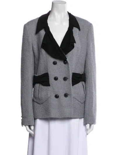 Pre-owned Chanel 2016 Wool Blazer In Multi