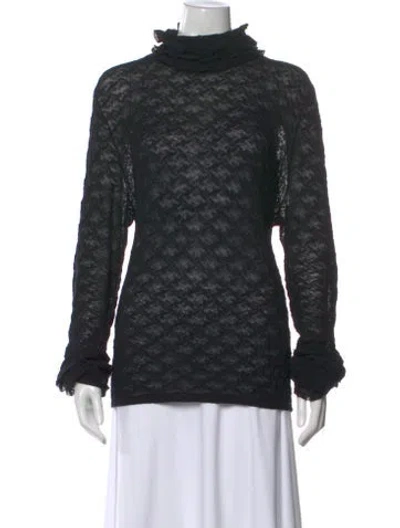 Pre-owned Chanel 2016 Wool Sweater In Black