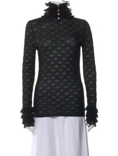 Pre-owned Chanel 2016 Wool Sweater In Black