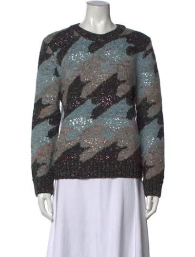 Pre-owned Chanel 2016 Wool Sweater In Gray