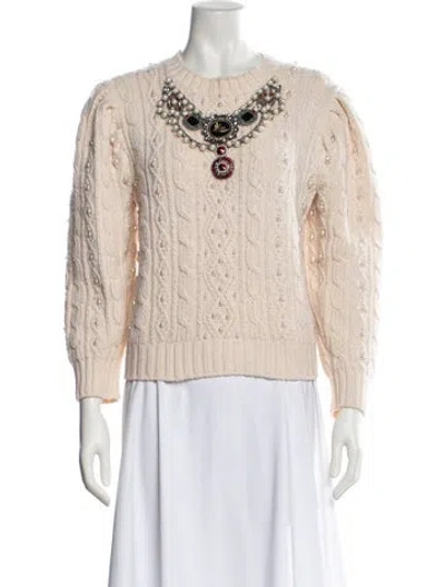 Pre-owned Chanel 2016 Wool Sweater In Neutral