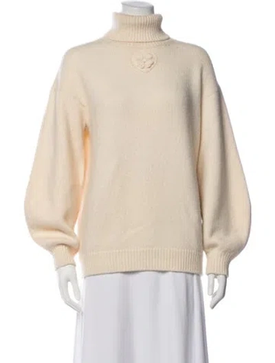 Pre-owned Chanel 2016 Wool Sweater In Neutrals