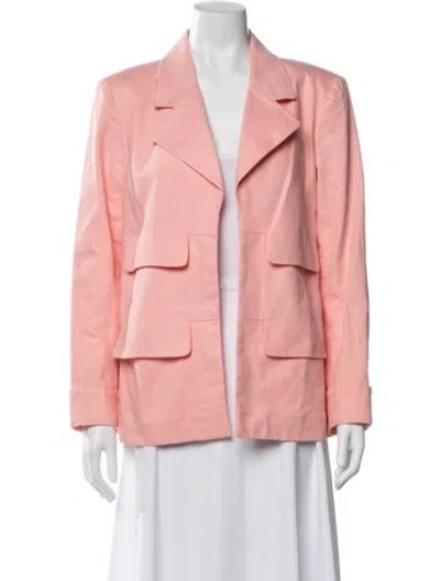 Pre-owned Chanel 2017 Blazer In Pink