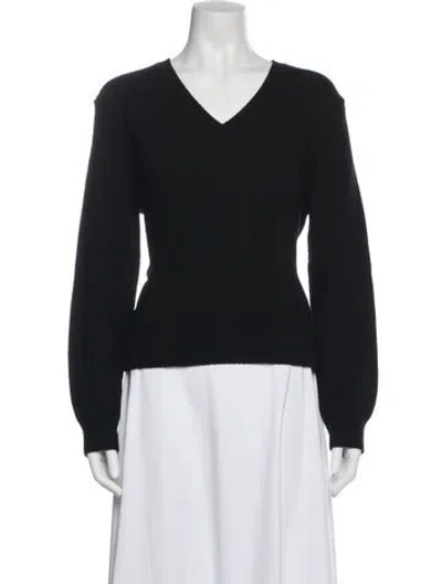 Pre-owned Chanel 2017 Cashmere Sweater In Black