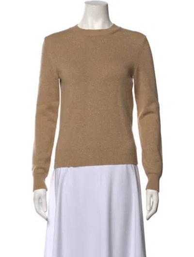 Pre-owned Chanel 2017 Cashmere Sweater In Metallic/neutrals