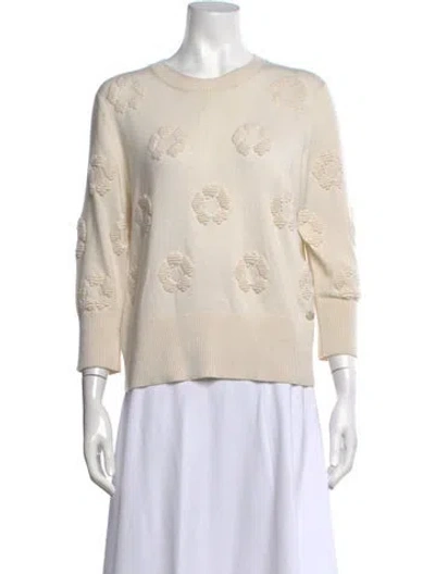 Pre-owned Chanel 2017 Cashmere Sweater In Neutrals