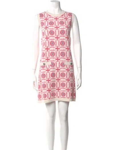 Pre-owned Chanel 2017 Cashmere Sweater In Pink