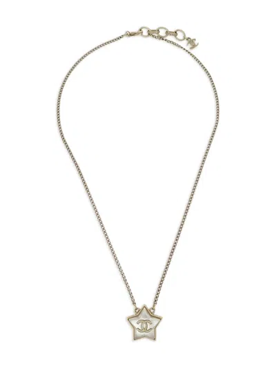 Pre-owned Chanel 2017 Cc Star-motif Necklace