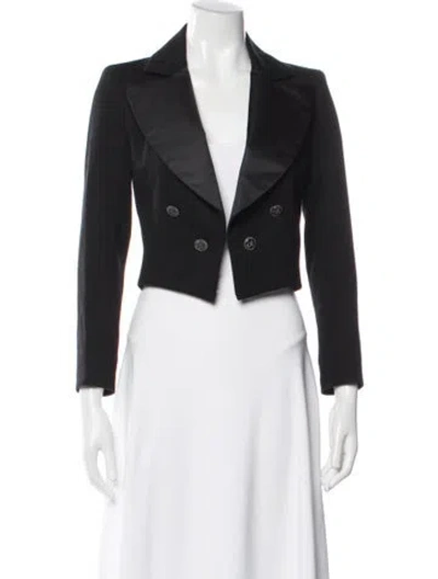 Pre-owned Chanel 2017 Coco Cuba Blazer In Black