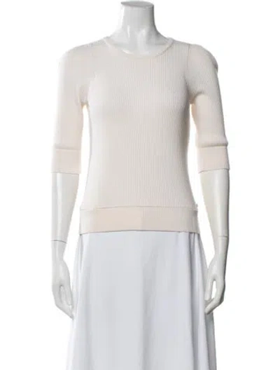 Pre-owned Chanel 2017 Crew Neck Sweater In Neutral