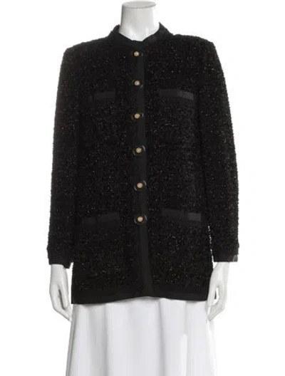 Pre-owned Chanel 2017 Evening Jacket In Black