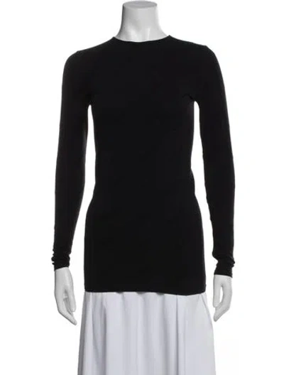 Pre-owned Chanel 2017 Graphic Print Sweater In Black