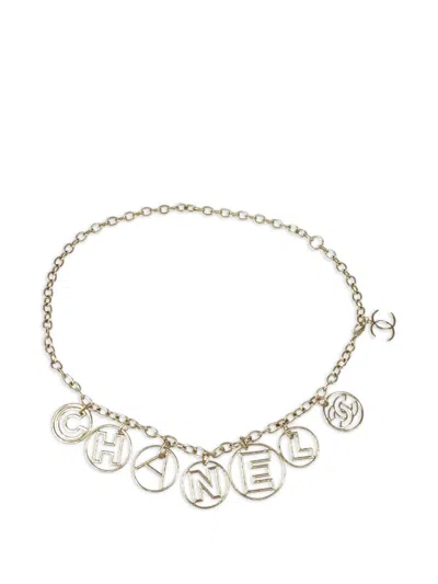 Pre-owned Chanel 2017 Icon Chain Belt
