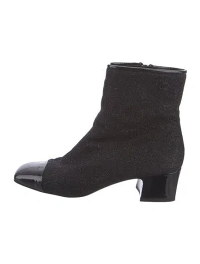 Pre-owned Chanel 2017 Interlocking Cc Logo Boots In Multi