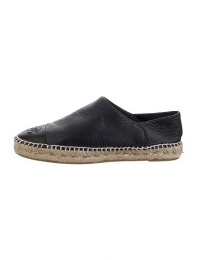 Pre-owned Chanel 2017 Interlocking Cc Logo Espadrilles In Multi