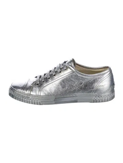 Pre-owned Chanel 2017 Interlocking Cc Logo Sneakers