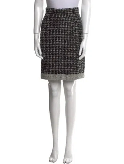 Pre-owned Chanel 2017 Knee-length Skirt In Black