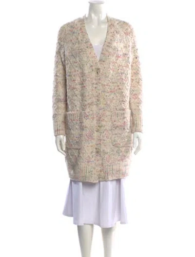 Pre-owned Chanel 2017 Métiers D'art Sweater In Neutral