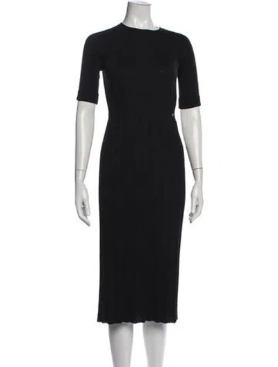 Pre-owned Chanel 2017 Midi Length Dress In Multi