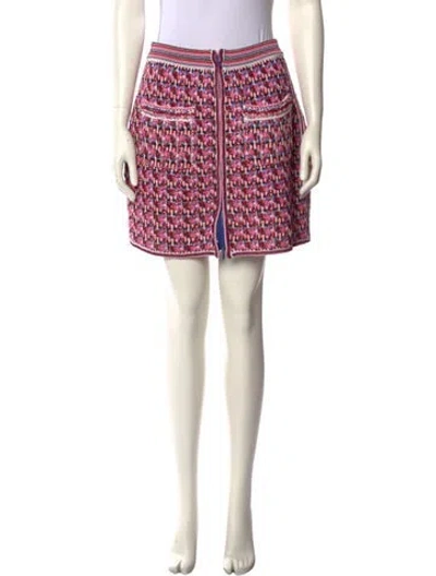 Pre-owned Chanel 2017 Mini Skirt In Multi